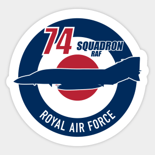 British 74 Squadron F-4 Phantom Sticker